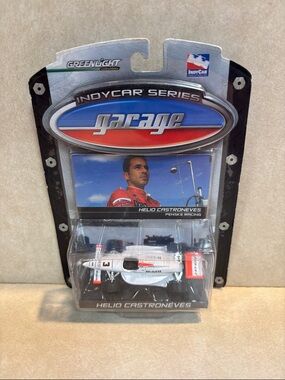IndyCar Series Helio Castroneves Die-Cast Race Car - White & Red